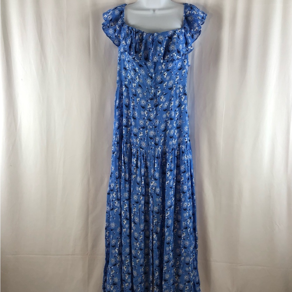 Anthropologie Yumi Kim floral tiered maxi dress NWT 8 - Picture 7 of 16